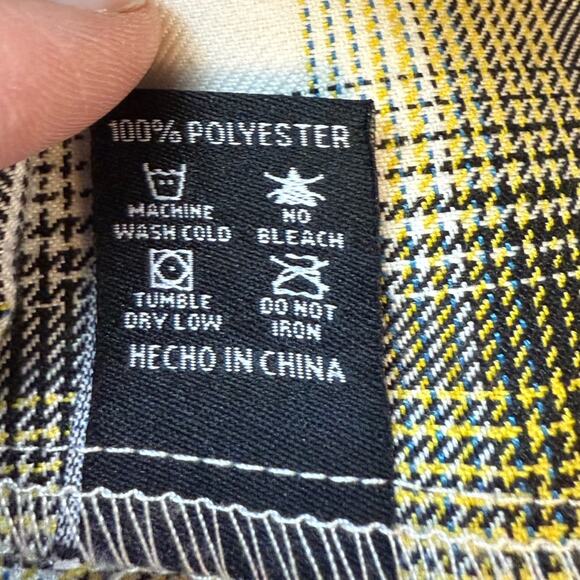 Dixxon Flannel Sublime Plaid Button-Up Shirt Women’s Size Large - Picture 10 of 12